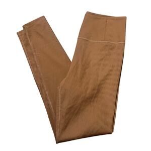 Girlfriend Collective Rib Leggings Rye Brown